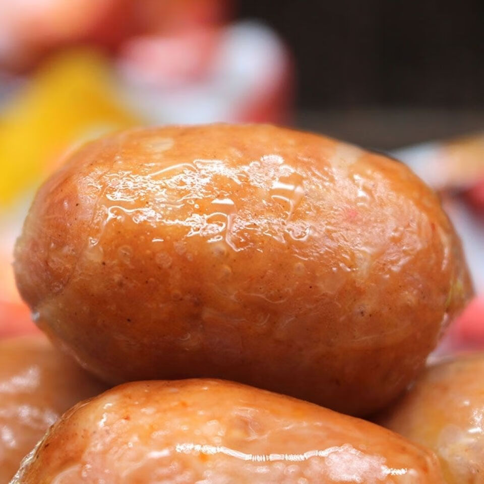 猫村长亿佰利纯肉蛋肠山东特产80鸡肉猪肉熟肉香肠泡