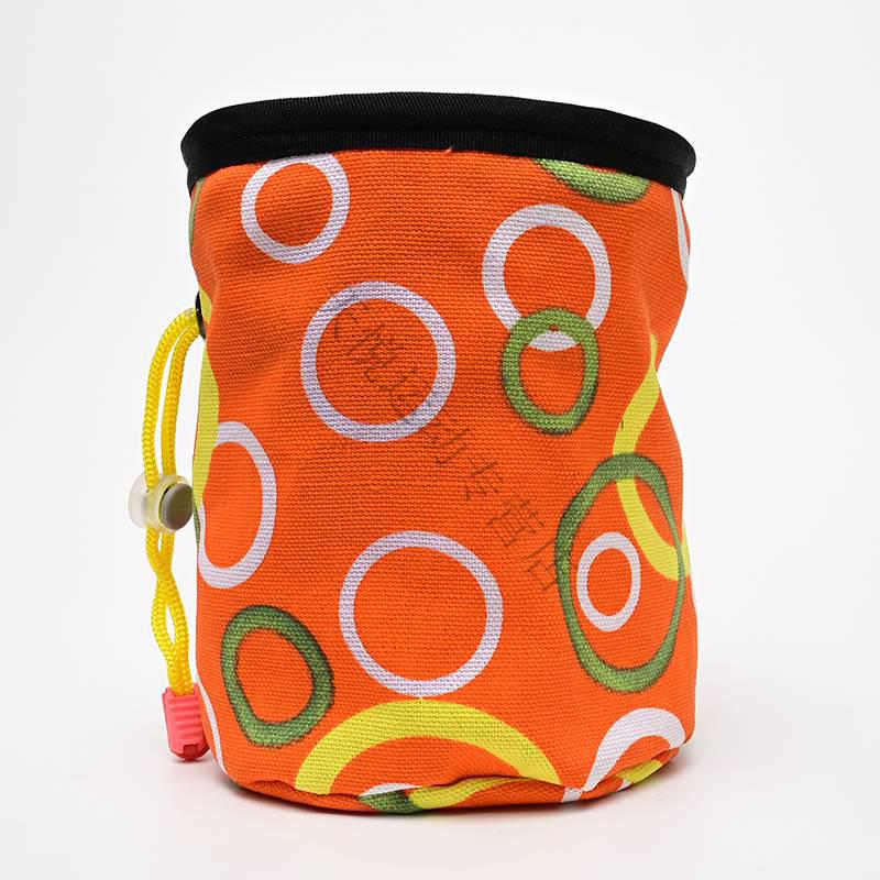 同款粉袋攀岩大开口攀岩镁粉袋抱石成人款尼龙面料帆布弹弓子弹袋训犬