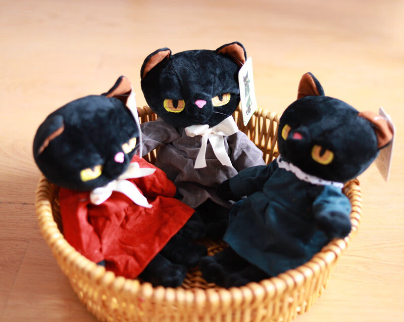 日本不爽猫 zapcat同款 臭脸拽猫不爽猫日本穗猫咪毛绒公仔爪爪猫玩具