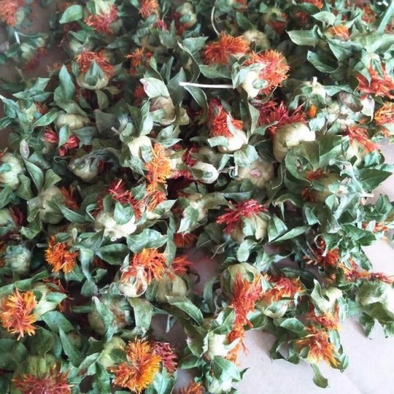 西藏野外生藏红花果红花精选材500g散装西域草红花果泡水喝伊梵麦500