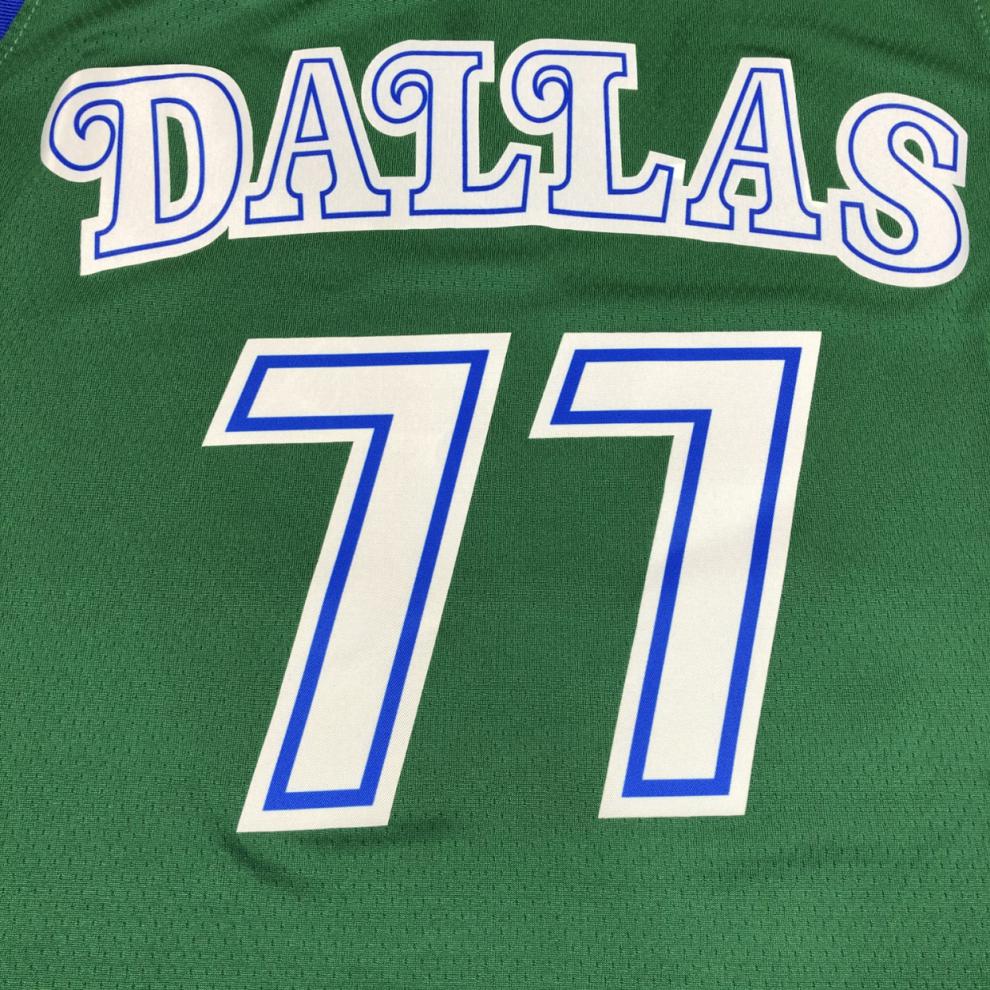 滕讯体育nba旗舰 独行侠队77号东契奇城市版球衣球裤套装4诺维茨基