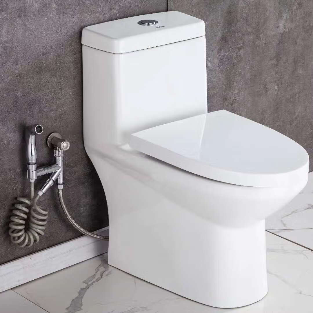 马桶伴侣喷枪水箱冲洗增压高压304不锈钢一进二出厕所加达斯a款马桶