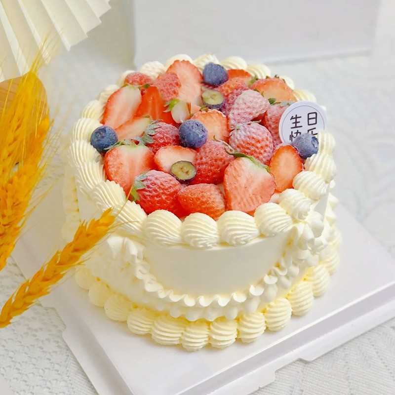 无糖蛋糕全国预定同城配送生日蛋糕男士父母爱人儿童网红新鲜奶油