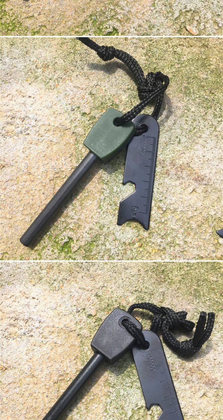 莱沛诗荒野求生打火石 打火棒 火石镁棒防水野外生存装备点火器户外取