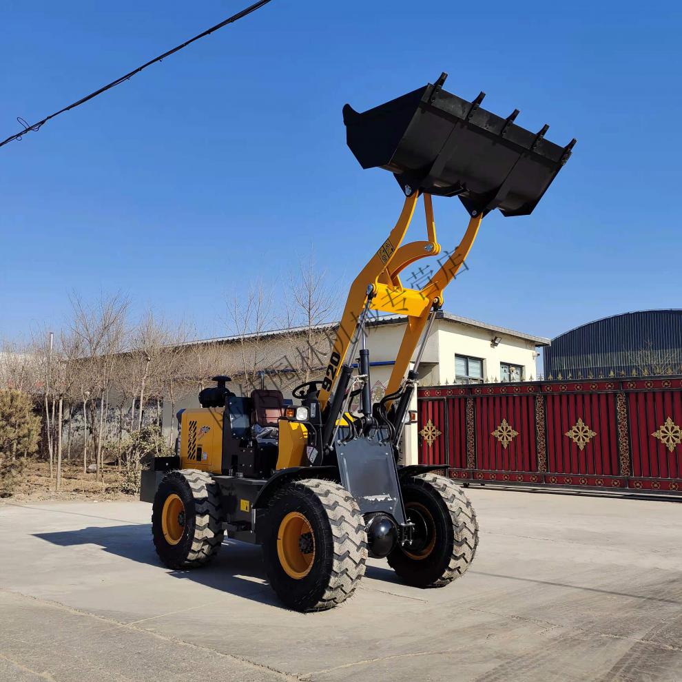 自动挡4缸小型装载机四驱小铲车490无级变速推土机养殖抓木机920四缸