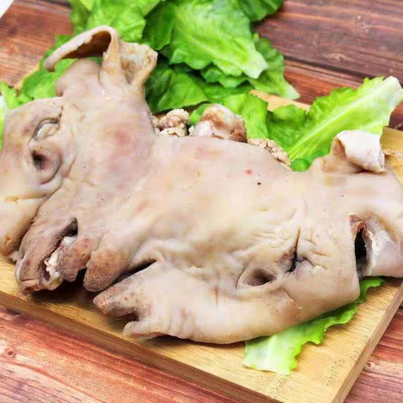 现煮羊头肉8成熟无骨羊杂新鲜速冻全熟半成品羊下水10月31日发完羊头