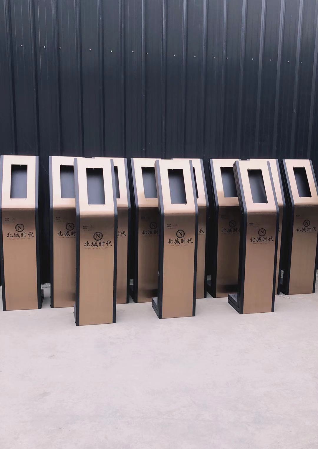 可视楼守对讲主机立柱小区门口机立柱门禁立柱人脸识别立柱底座 新款