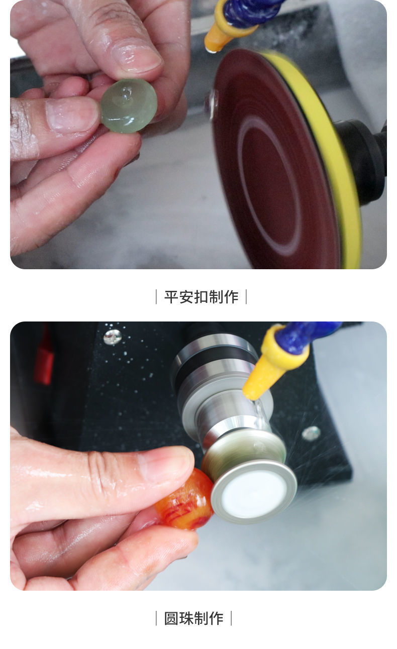 定制2500w多功能玉石打磨切割一体机小型台磨雕刻机台锯抛光翡翠工具