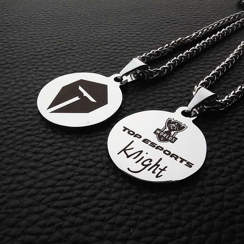 tes周边tes滔博战队队服周边jackeylove同款项链联名应援签名369圆牌