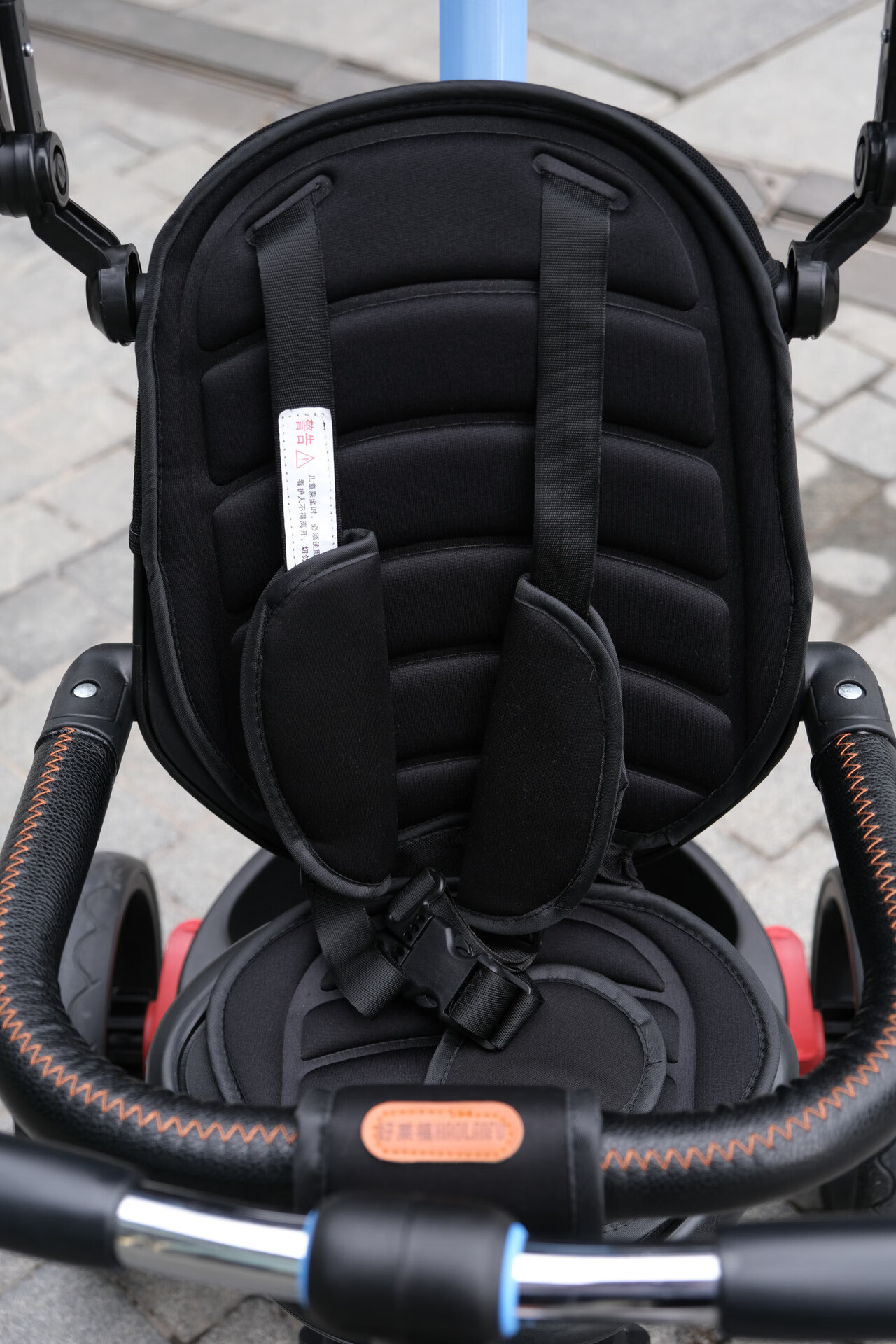 好莱福遛娃神器儿童三轮车手推三轮车折叠双向推行宝宝脚踏车15岁便携