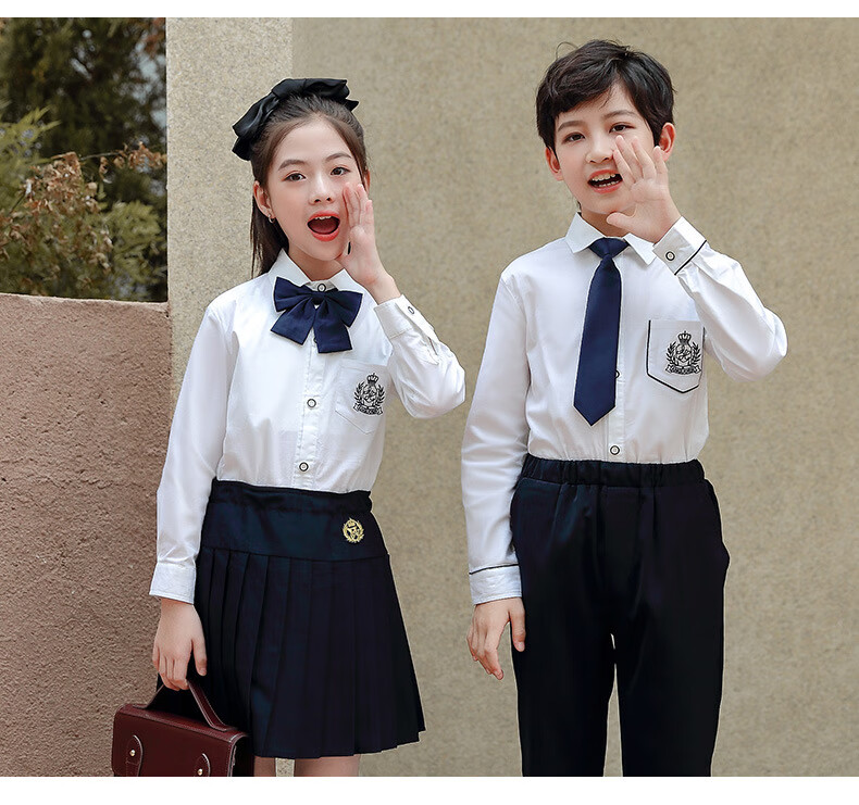 儿童合唱演出服主持人诗歌朗诵国庆表演服装幼儿园小学生班服校服园服