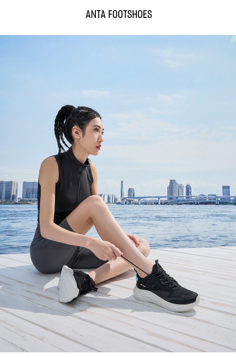 【99预售】【绵绵弹2】安踏运动鞋女鞋2022秋季新款跳绳鞋软底缓震跑步鞋女舒适官方旗舰网店 燕麦白-3 6.5(女37.5)