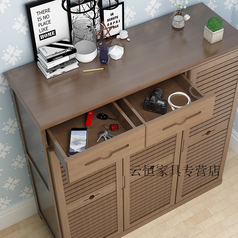 定制楠竹鞋柜竹子鞋柜实木鞋架全实木楠竹质鞋柜门厅鞋架子收纳鞋子柜