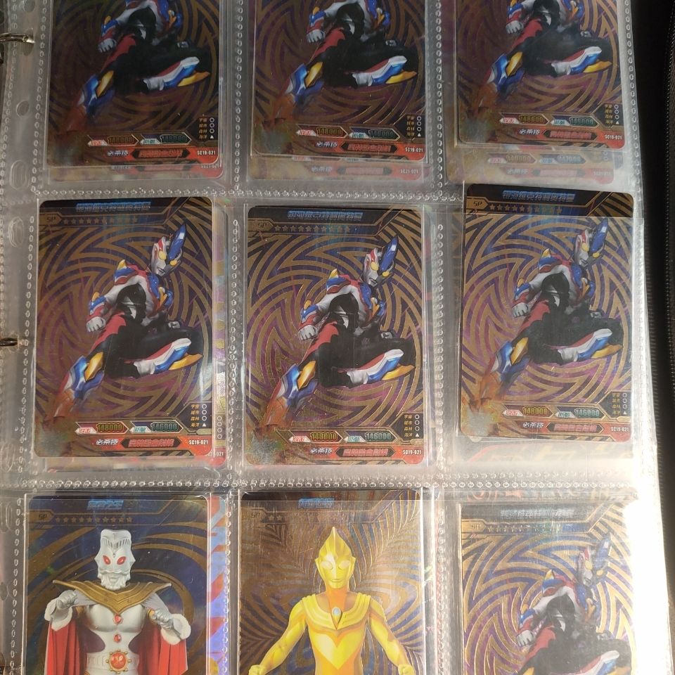 悦佳净金沙欧布sp卡 奥特曼卡片诺亚sp雷杰多sp赛罗sp三人小队 16弹