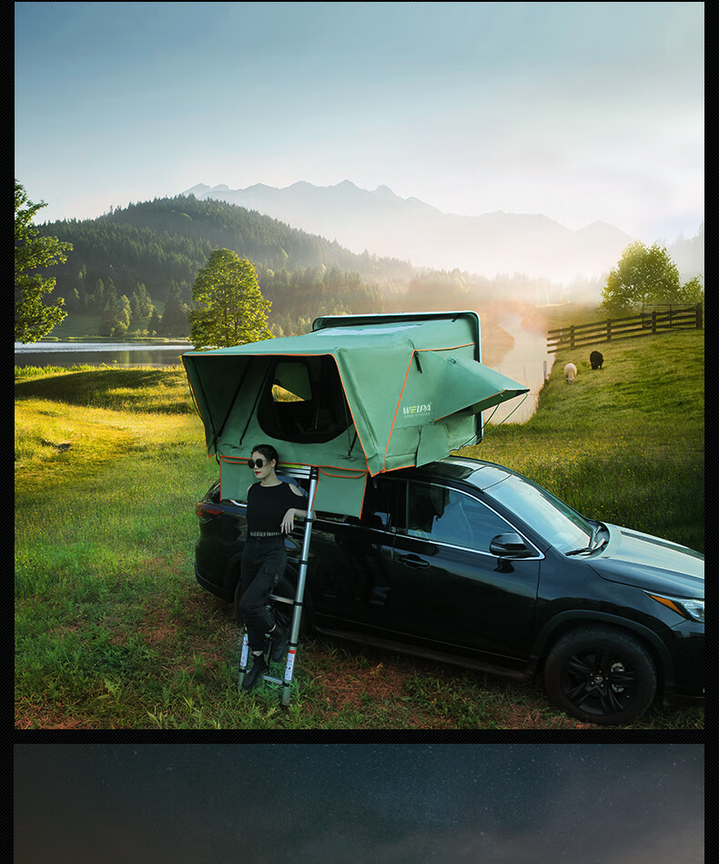 适用于凯迪拉克xt6隐藏帐篷车顶行李架坦克300理想one哈弗h9大狗