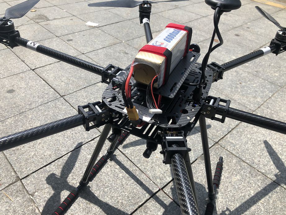 超大型载重5kg无人机zd850z六轴套装套机到手飞开源pix v5飞控 无人机