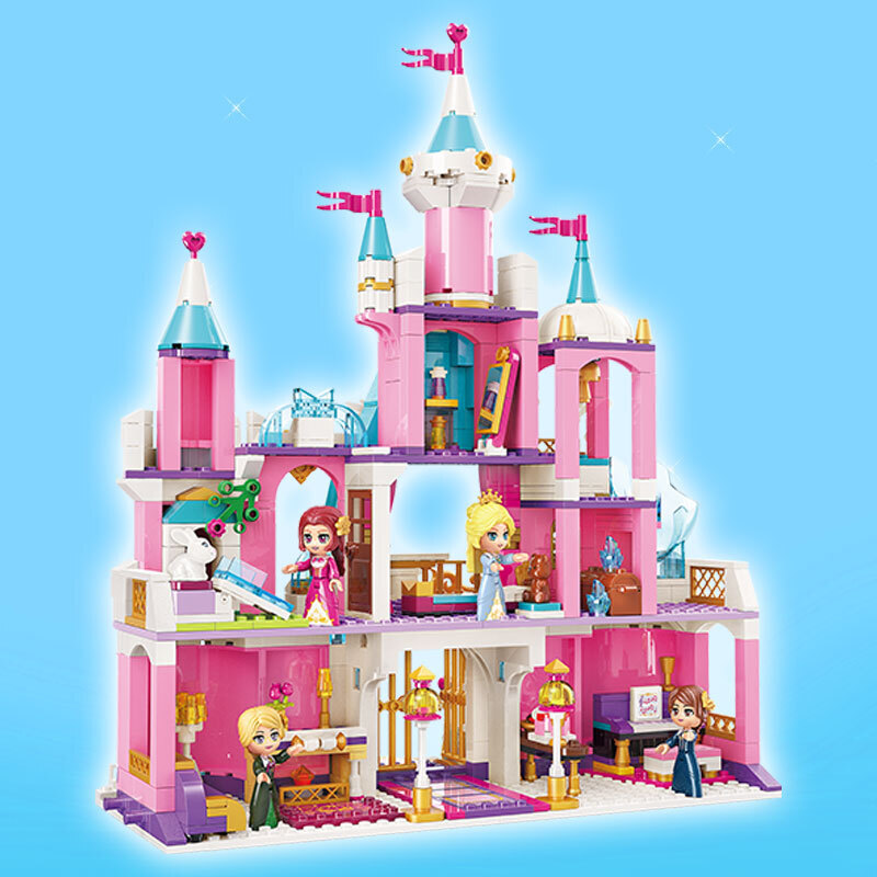 定制乐高积木女孩系列场景城堡房子女生公主屋儿童拼装玩具拼图女童