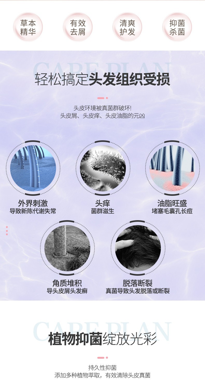 京选优品仁邦达洗发水皮肤洗剂控油大块头皮屑毛囊脂溢性头皮斑螨虫