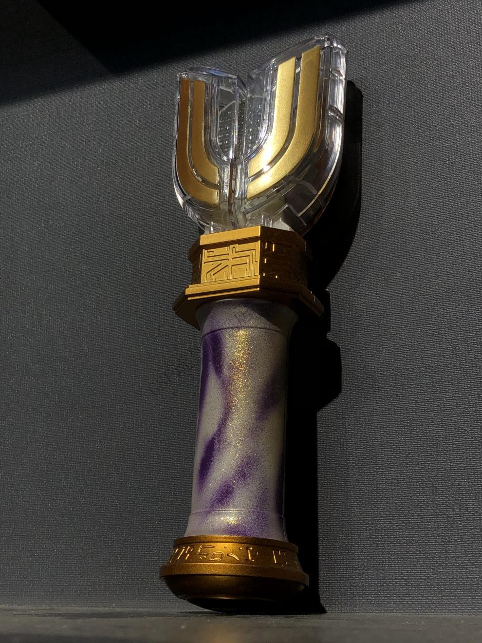 定制迪迦奥特曼变身器25周年神光棒重涂版还原电影原声音效大理石纹