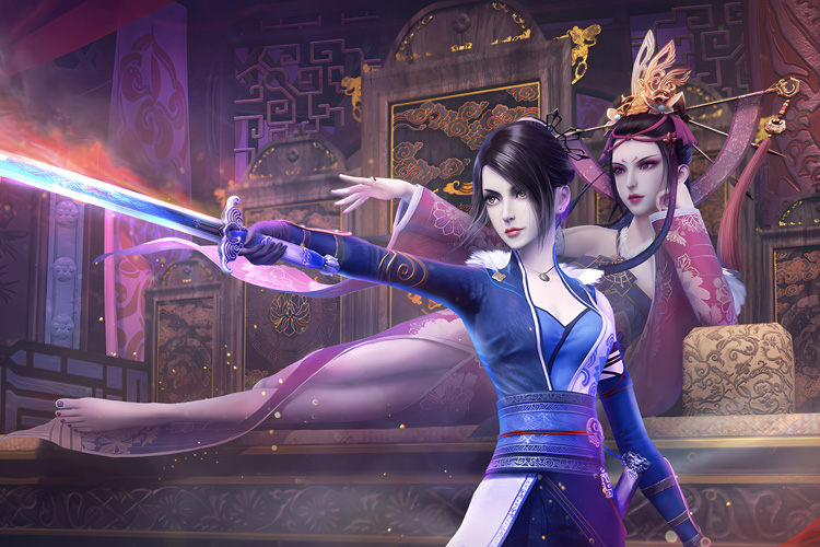 不良人海报 画江湖之不良人海报定制壁纸挂画女帝姬如雪陆林轩蚩梦