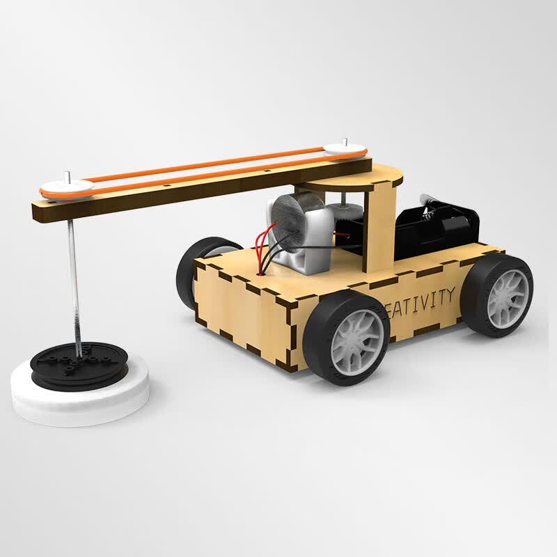 定制儿童科技小制作扫地机材料包科学发明实验学生手工玩具 044