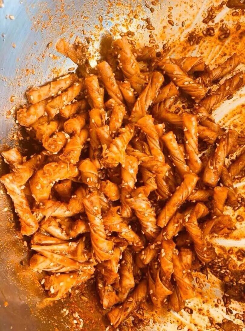 【官方补贴】豆筋棍丁干货小豆筋棍棒卷条制作散装素豆筋皮豆制品大全