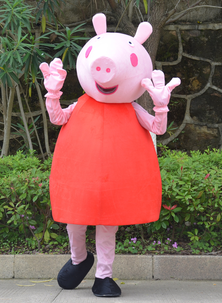 社会人小猪人偶服装道具小猪一家人玩偶猪小妹人物玩具行走活动表演