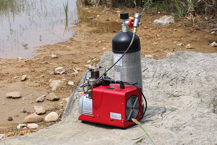 高压打气机30mpa高压气泵40mpa小型单缸水冷电动充气泵冲气 精简防爆