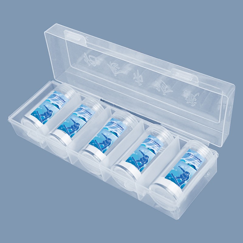 纪念币收藏盒钱币收藏盒硬币收纳盒空盒10个筒收纳盒10筒套装