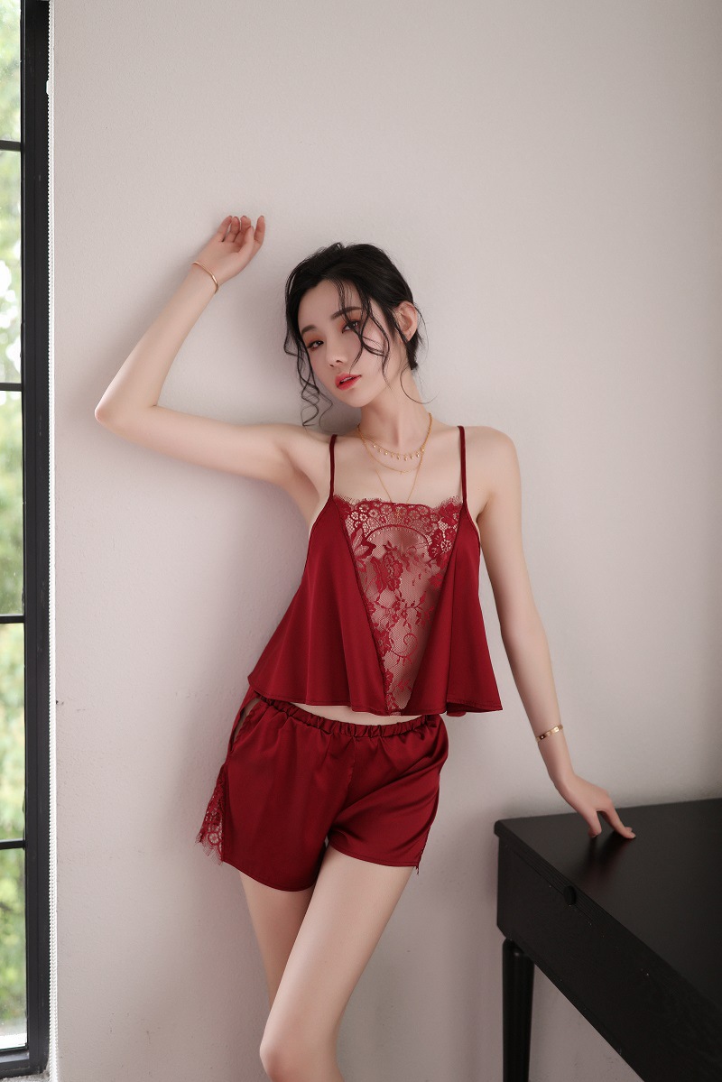 厄洛斯情趣内衣性感睡衣激情连体全身表演sm舒适诱惑可爱蕾丝两件睡衣