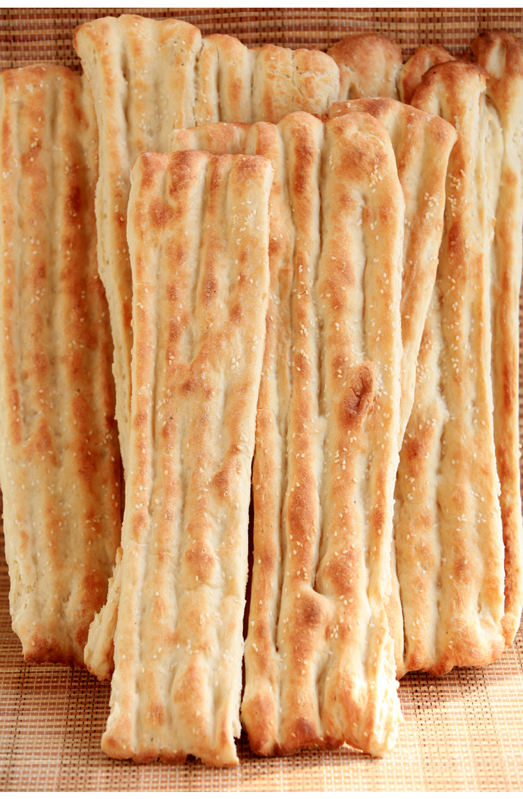 现卖现做 新鲜真空包装 山东手工香酥芝麻临沂大烤排小吃美食 2斤(100