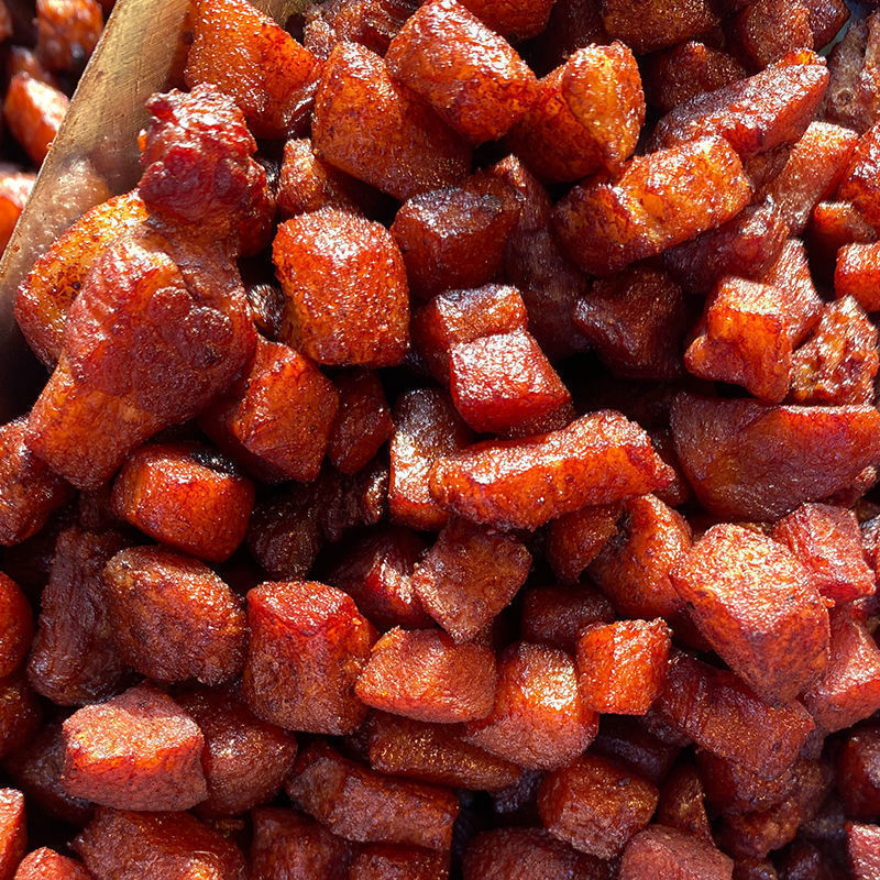 贵州特产脆哨软哨五花肉脆哨瘦肉遵义小吃猪油渣100g丁家脆哨500g华海