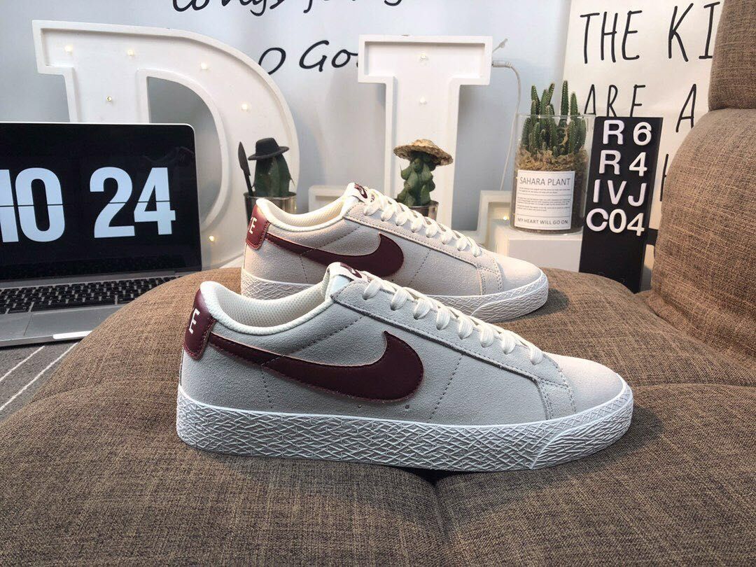 空军一号af1男女滑板鞋2021新款开拓者潮鞋低帮运动鞋时尚板鞋灰酒红