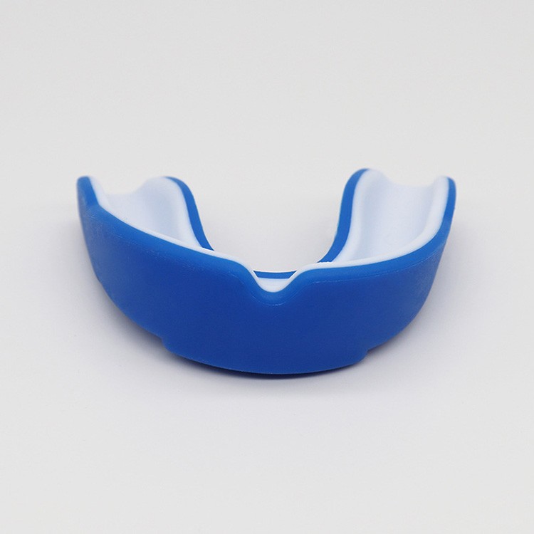拳击护齿套双面专业散打搏击运动泰拳跆拳道篮球护具牙套yt15牙套白蓝