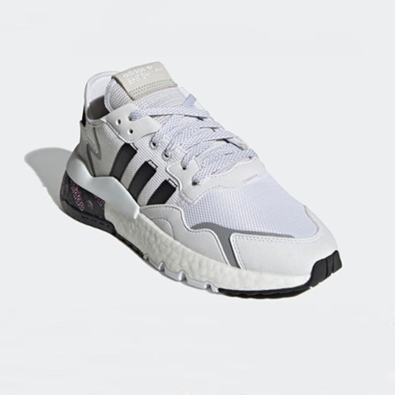 阿迪达斯(adidas)三叶草nite jogger跑步鞋女鞋秋季低帮缓震运动鞋网