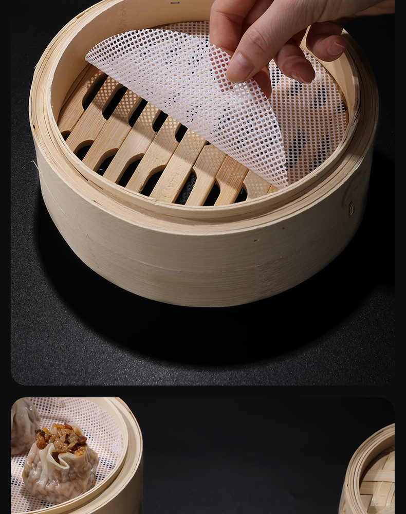 硅胶垫蒸笼垫硅胶蒸笼垫不粘蒸笼布家用食品级小笼包蒸包子馒头饺子不