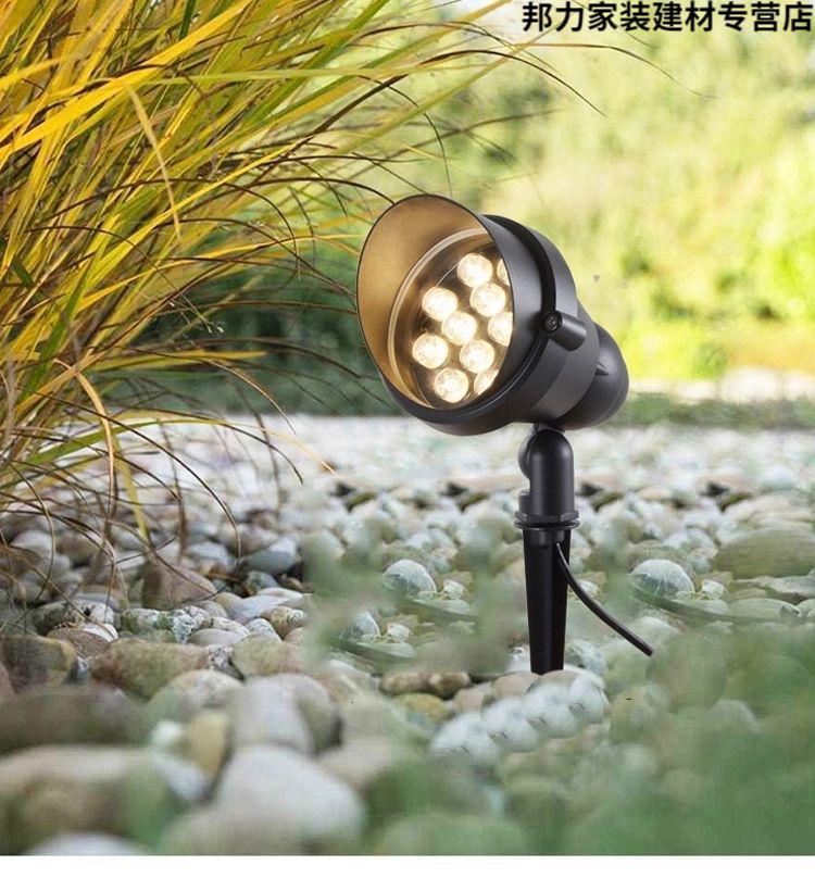 室外led灯投射照树射树草坪灯花园插地灯景观灯投光灯户外aishenma
