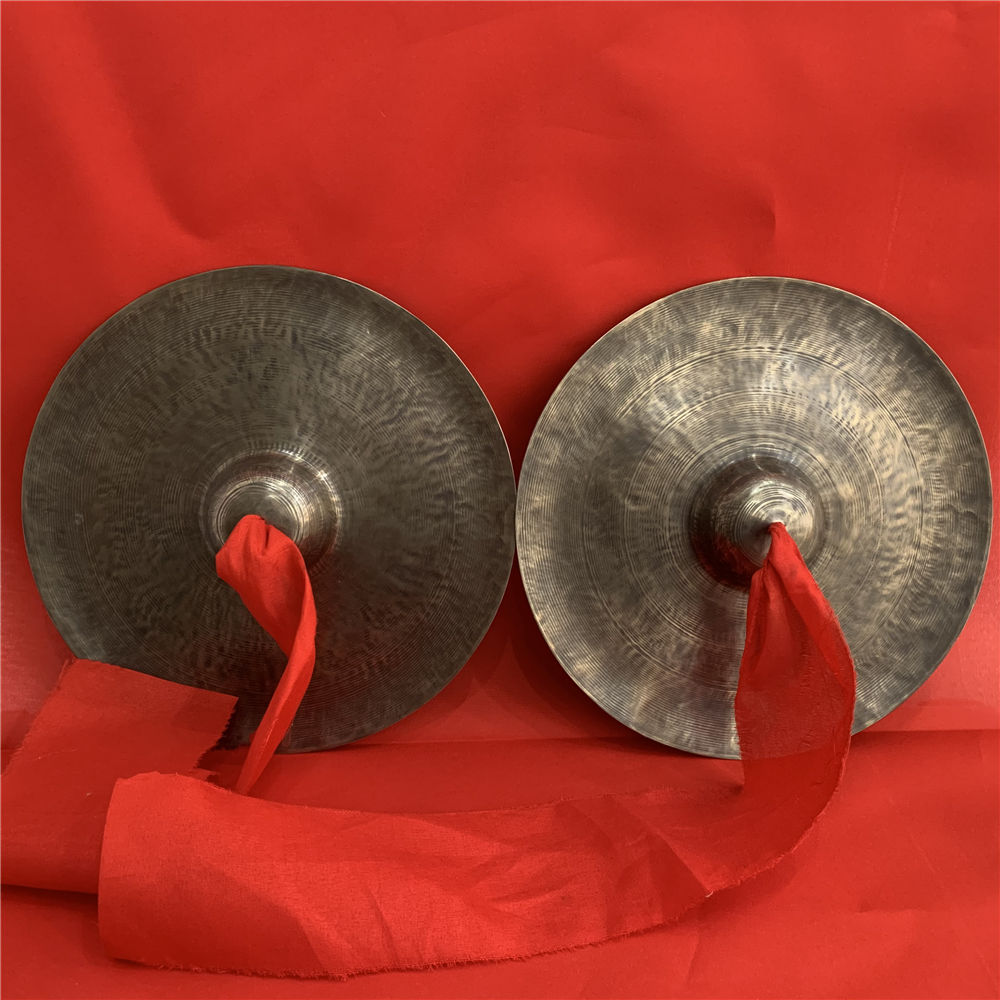 2730cm纯手工青铜军镲小顶钹学生钹舞龙狮腰鼓小帽镲27cm