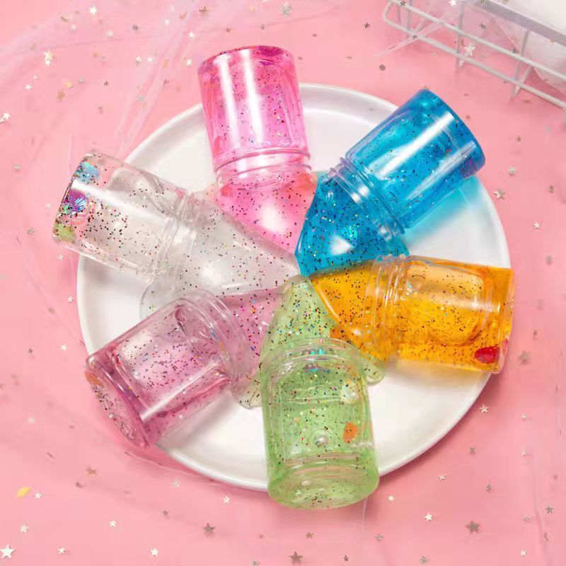 水晶泥新款起泡胶鼻涕泥史莱姆果冻冰山泥橡皮泥果酱起泡胶气泡胶彩泥