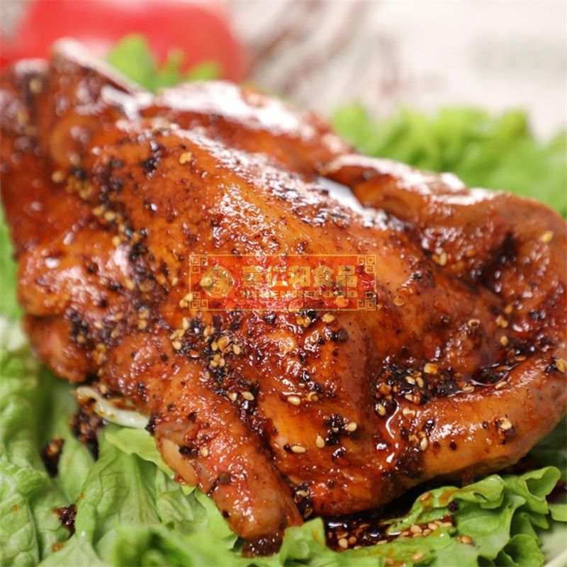 山东德州金鹏麻油鸡600g袋全鸡熟肉扒鸡鸡肉零食鸡肉即食麻辣鸡5袋