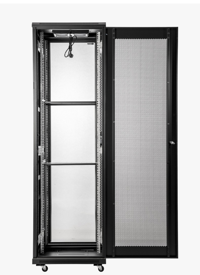 安舟机柜1米12米16米18米2米18u23u42uups弱电网络服务器钢化玻璃加厚