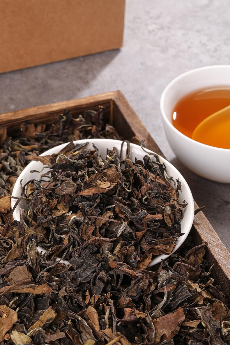 白茶茶叶陈年寿眉老白茶2016年老寿眉福建老白茶散茶礼盒装 500g