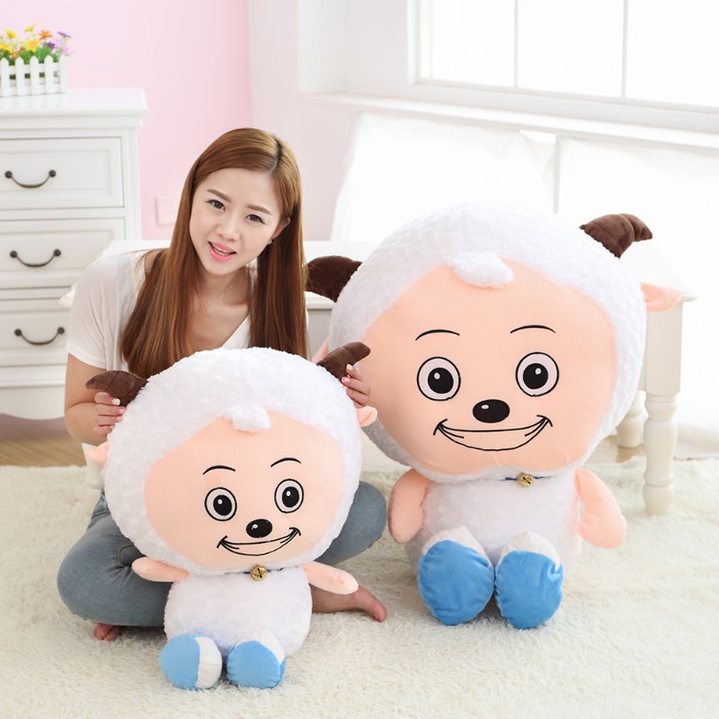 儿童毛绒玩具喜洋洋美羊羊懒羊羊公仔宝宝玩偶布娃娃生日女孩美羊羊