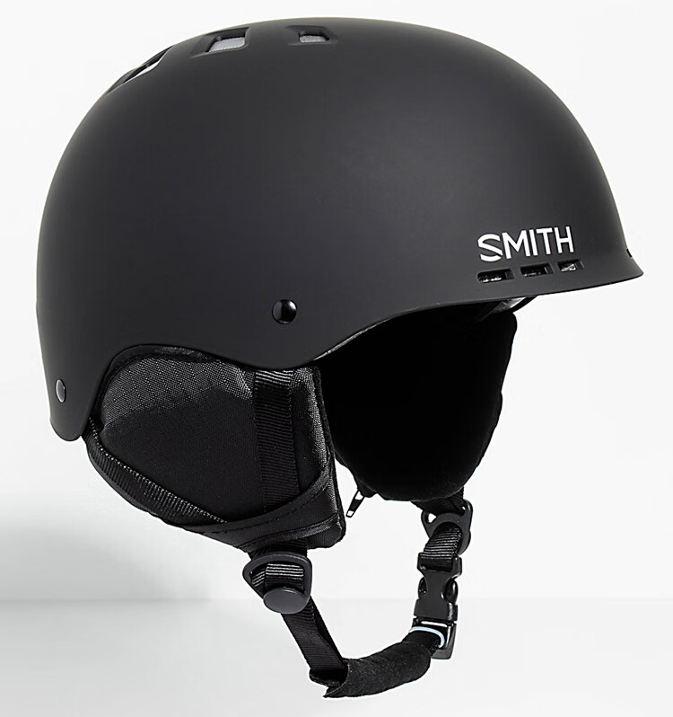 smith滑雪头盔 smith史密斯holt全季节单板双板滑雪头盔黑色白色小码
