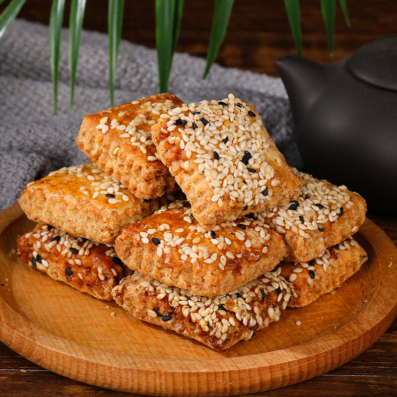 山药南瓜酥千层酥饼干糕点心早餐老年人零食烘烤非油炸好吃的食品送礼