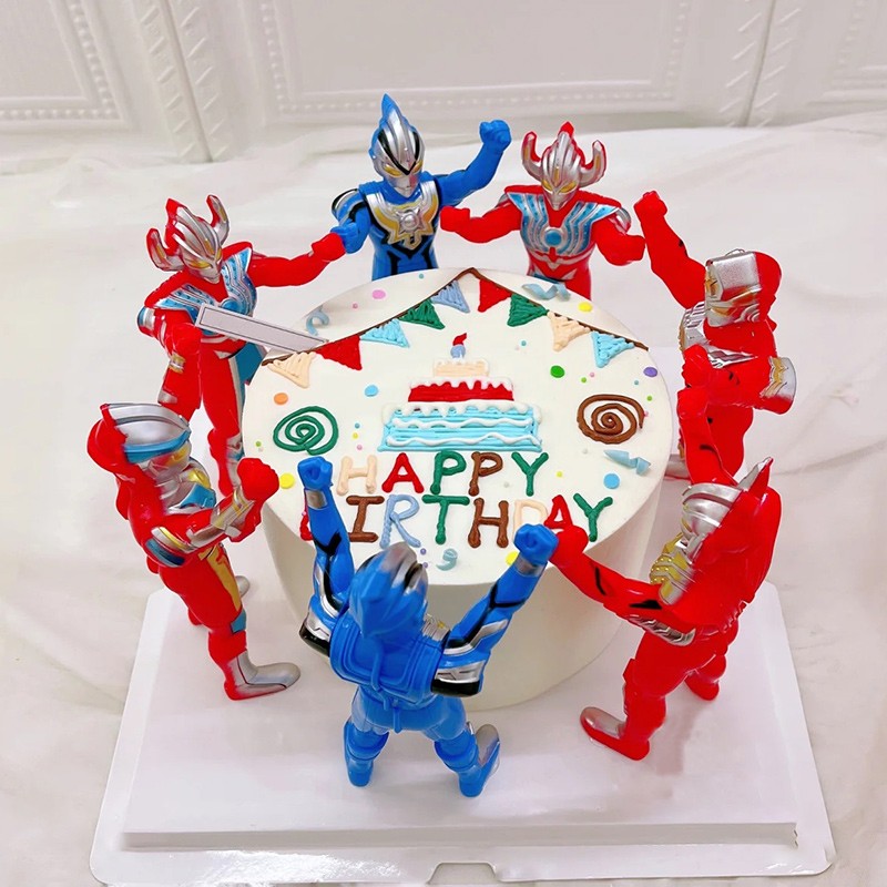 芳茗萃新鲜儿童生日蛋糕奥特曼玩偶创意卡通送男孩女孩蛋糕北京广州