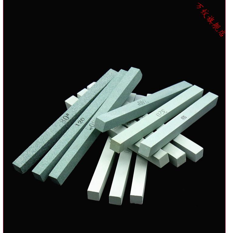 定制油石条玉石打磨抛光砂条正方形油石磨刀石绿碳化硅打磨砂条150