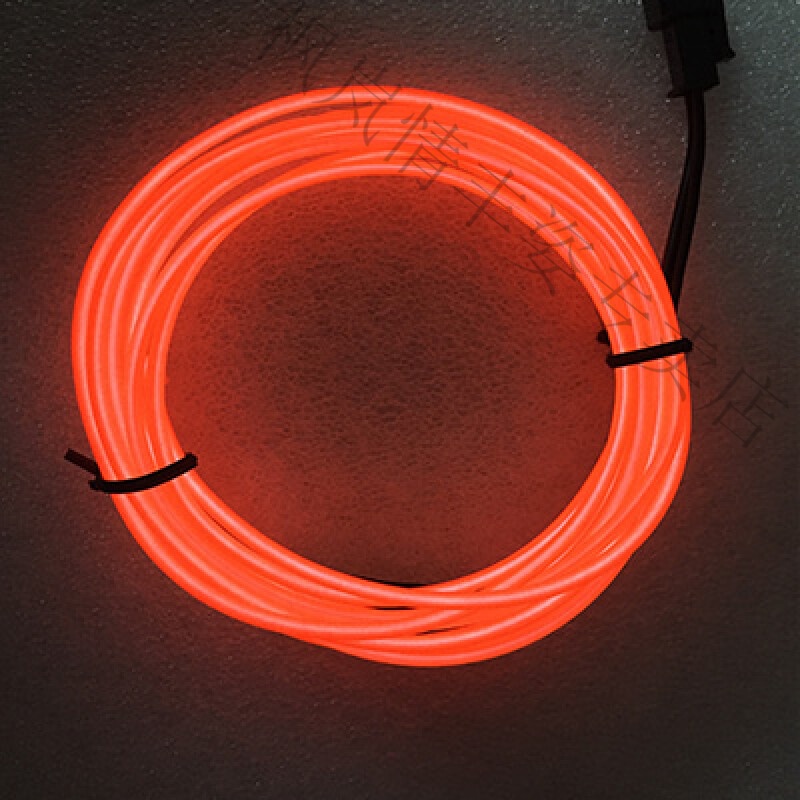 el发光线冷光线发光条夜光线荧光线冷光条火柴人衣服led冷光线220v插