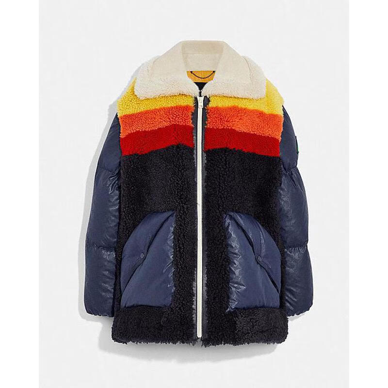 coach蔻驰 奢侈品女装轻薄羽绒服 轻奢高档防风保暖休闲舒适羽绒服