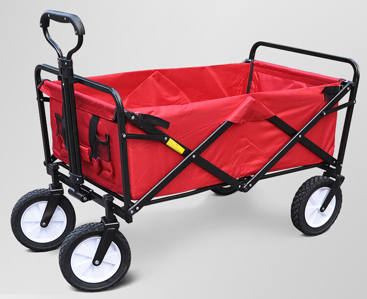 车载露营推拉车露营车户外折叠推车推拉杆野营营地车超市拉货手推车拉